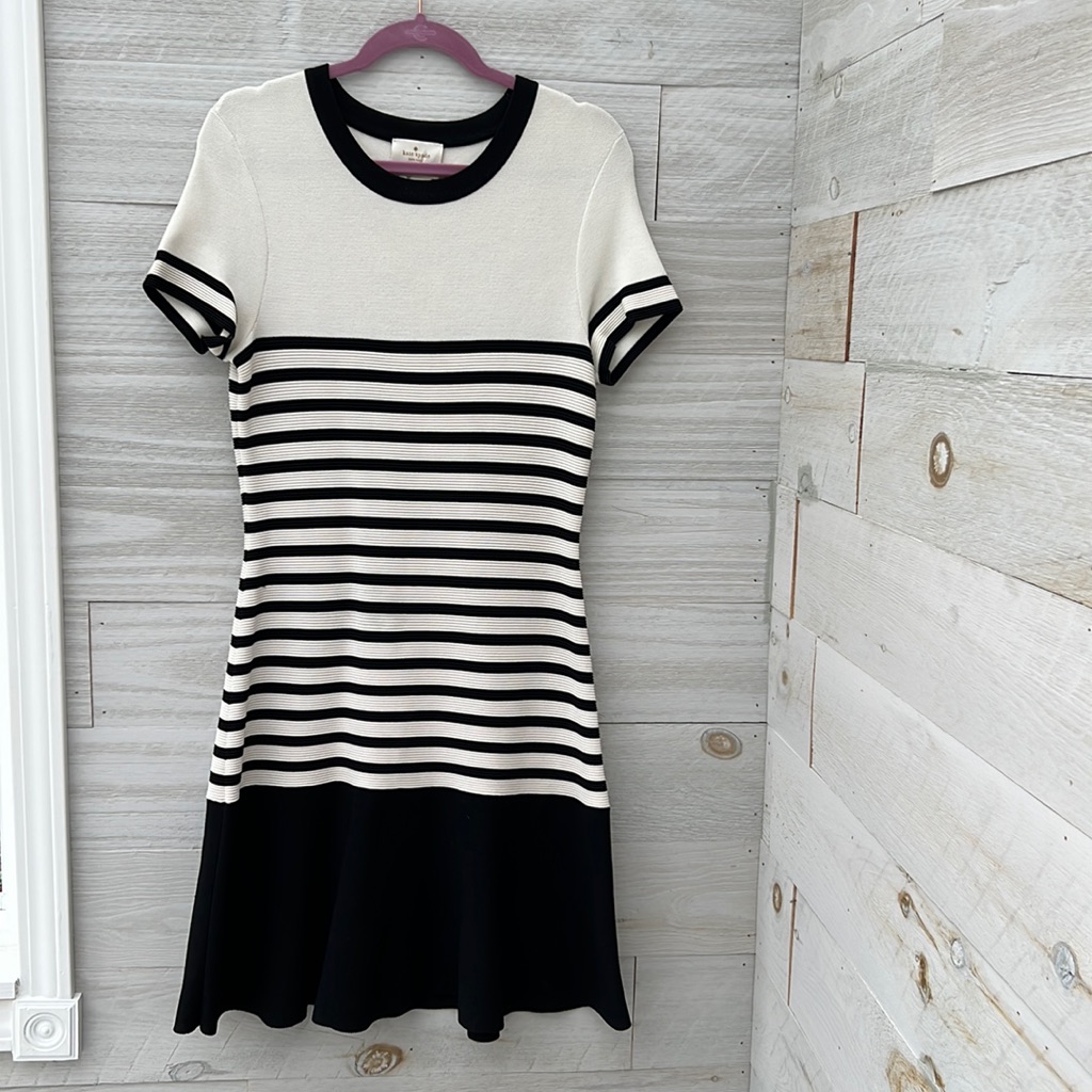 Kate Spade Stretchy Flare Dress Short Sleeve